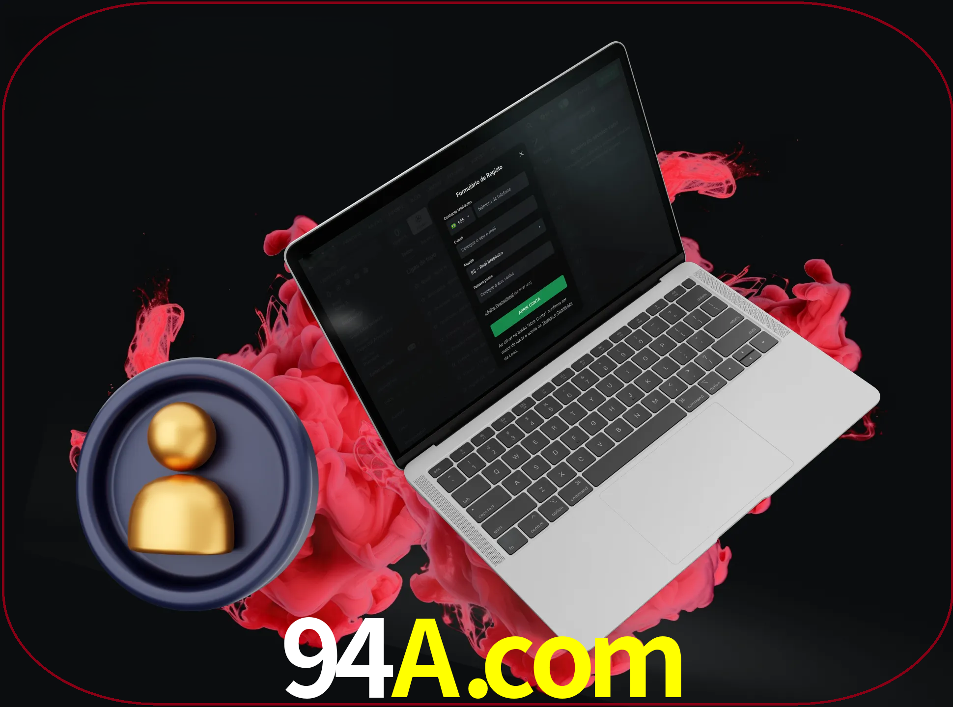 No cabeçalho do site 94a, clique no botão que o levará a um formulário especial onde terá de introduzir as suas informações actuais.